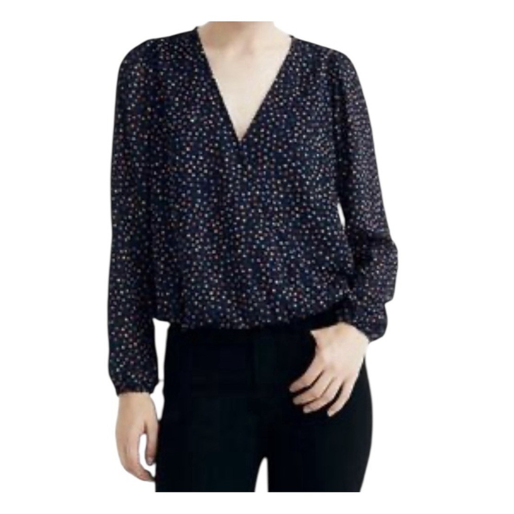 Madewell Lyric Wrap Top Blouse Women's‎ Small Career Office Formal Elegant